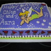 Tinker Bell Tinker bell with hooks from Captain Hook. All BC icing.