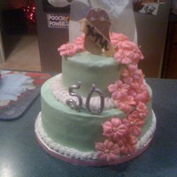 Donna's 50Th Birthday Cake My friend's 50th birthday cake. She's in law enforcement and at 50 she is KMA (Kiss my...) as she is eligible for retirement....