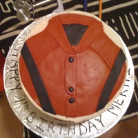 Michael Jackson Jacket I made this cake for a friends 7 year old son. He loves MJ, specifically the Thriller video and I totally forgot I agreed to do it until a...