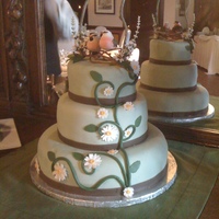 Daisy Wedding Cake My second ever wedding cake!! I'm really happy with the way this turned out. Flavors were Irish whiskey cake, vanilla with fresh...