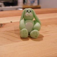 Fondant Bunny I made this bunny for a friend's daughter's birthday cake. It is modeled after her favorite bunny! This is my first time...