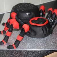 Red Knee Tarantula Spider Cake My son is tarantula mad and wanted a cake that looked like a tarantula for his 14th birthday, he was very happy with the result lol.