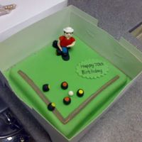 Bowling Green This was a birthday cake for a man who played bowling each week.