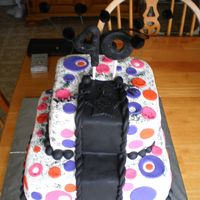40 Birthday Cake I made this for my Sister-in-law's 40th