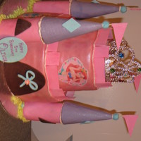 First Princess Castle Cake 
