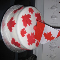 Canada Day Celebration Cake 