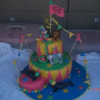 Circus Cake A friend picked this out off of this site so I can't take credit for the idea. I would be interested in what I should have charged her...