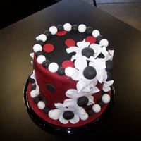 102_0783.jpg This was a birthday cake for a woman who loves flowers and is a Troy University fan....which is why it is these colors.....