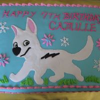 Bolt The Dog Cake 