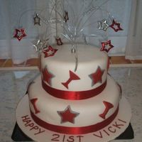 21St Birthday Cake Cake I made for a friends 21st birthday