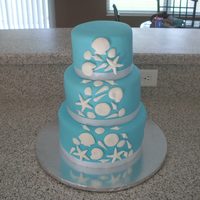 Seashell Wedding Cake 
