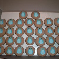 Owl Cupcakes these were made for a friends baby shower. the were made to match the owls on the invites