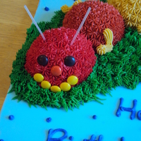 Squirmy Worm Cake This was a little guy's 2nd birthday. I wasn't sure what to make his so I came up with this. It is made of vanilla cake. Each...