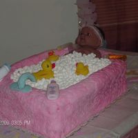 Baby In A Tub FONDANT CAKE