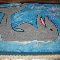 Dolphin This is my first dolphin cake.