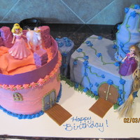 Double Castle A double castle! One for Cinderella and one for Tangled