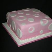 Birthday Cake! One of my first few attempts with fondant. (I even made it from scratch!!!) This was a big venture away from cookies for me!