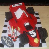 Formula 1 Race Car 3D Formula one race car for a special little 5 year old.