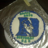 Duke This cake was made for my father's bday he loves Duke.
