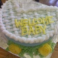 Baby Stroller Cake This design works well on cupcakes as well!