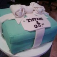 Tiffany Box Cake Tiffany & Co Gift Box Cake