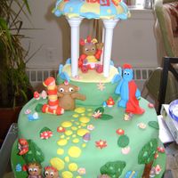 In The Night Garden 1St Birthday Cake In the night garden theme cake for a 1 year old girl's birthday