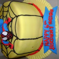 Spider Man Cake 