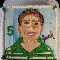 Just Jack When I asked my 4 turning 5 year old son what he wanted on his cake this year, he simply replied..."Hmmm, I think... ME!" So this...