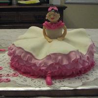 Ballerina Cake I made this for my daughter's 5th birthday. From Debbie Brown's "Enchanted Cakes for Children." Strawberry cake with...
