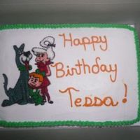 Jetsons 9x13 buttercream