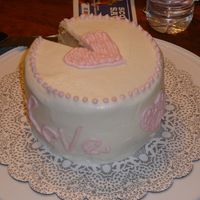 First Cake Class Photo this was my first cake that I made in Cake Class white cake cake, butter cream filling, butter cream outside and decoration....thanks for...