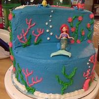 Ariel The Little Mermaid Idea found here on cc by mprout. My daughter loves the Disney princess but Ariel is her favorite because they both have red hair. White...