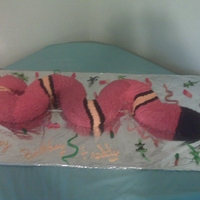 Milk Snake / King Snake This cake was for my son's 9th birthday party. He had a reptile party and had a reptile guy come and bring lots of snakes..Thank you...