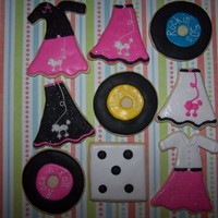 50's Sock Hop! Cookies I made for our parent volunteer luncheon at school this week. We are setting the room up like a 50's diner with hamburgers,...