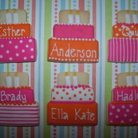 Happy 2Nd Birthday! NFSC with Antonia74 RI. I made these for my friend's granddaughter's 2nd birthday. I love the pink and orange together...so...