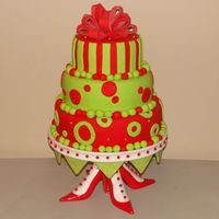 Christmas Birthday Cake 