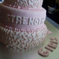 Cancer Council Girls Night In Fundraiser 6 inch round rich fruit cake8 inch round caramel mud cake10 inch round cherry ripe mud cakeCovered in fondant.This cake was made for a...