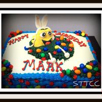 Mark's 50Th Birthday My husband loves M&M's...his birthday is a couple of days past Easter...thanks to all for the inspiration for this cake. It is a...