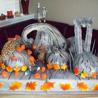 Nightmare Before Christmas Our wedding cake 10/30/10