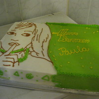 Hanna as always, Cake Central is my main source of inspiration when it comes to cake decorating. So, once again Thanks! white cake with...