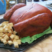 Turkey My first turkey cake!!! chocolate cake with buttercream frosting and fondant