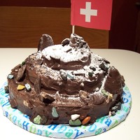 Smash Cake This was a Smash Cake for my boss. His present was in the inside. There is no cake in this cake...LOL