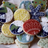 Christmas Cookies My first try at this type of cookie. Inspiration was from all the great bakers on this site!!