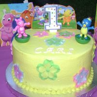 Backyardigans I made this cake for my daughter's first birthday. This is actually the first cake I make.