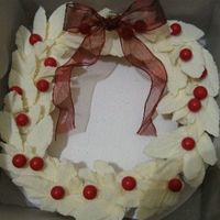 Christmas Cupcake Wreath From the book "Hello Cupcake!" by Karen Tack and Alan Richardson