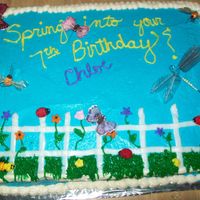 Spring Birthday Cake When my daughter asked for a spring birthday cake I came directly to this website and found a couple of cakes that she liked...I took those...