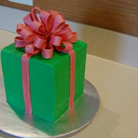 Green Christmas Present 