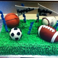 Sports Ball Birthday Cake 