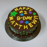 Chocolate Birthday Not spectacular decorating but I am very pleased because other than the dots and writing, this cake is completely sugar-free and is also...
