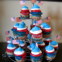 4Th Of July Cupcakes 4th of July Cupcakes